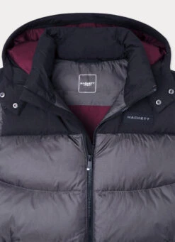 Hackett London HACKETT SPORT TWO-TONE PUFFER GILET 19 Hackett London HACKETT SPORT TWO-TONE PUFFER GILET -Hackett London Shop HM403009 987 03 FL