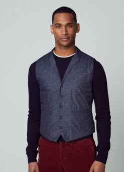 Hackett London CHECKED GILET