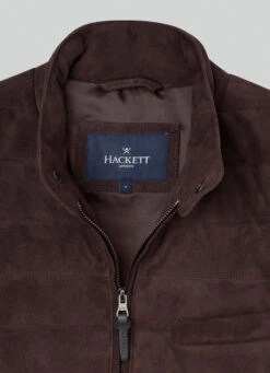Hackett London PADDED SUEDE GILET -Hackett London Shop HM403041 899 03 FL