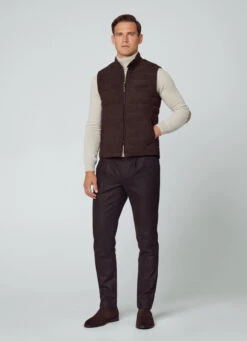 Hackett London PADDED SUEDE GILET -Hackett London Shop HM403041 899 06 MO