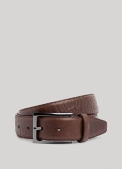 Hackett London EMBOSSED CROC BELT