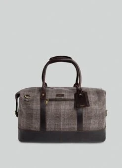 Hackett London CHECK TRAVEL BAG