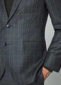 Hackett London GLEN CHECK WOOL SUIT -Hackett London Shop HM423110 675 04 MO