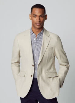 Hackett London LINEN BLAZER -Hackett London Shop HM443245 951 05 MO