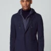 Hackett London BLAZER WITH INNER ZIP HOODIE 1 Hackett London BLAZER WITH INNER ZIP HOODIE -Hackett London Shop HM443248 5DI 01 MO