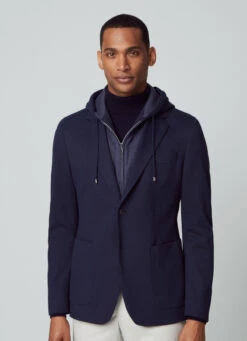 Hackett London BLAZER WITH INNER ZIP HOODIE