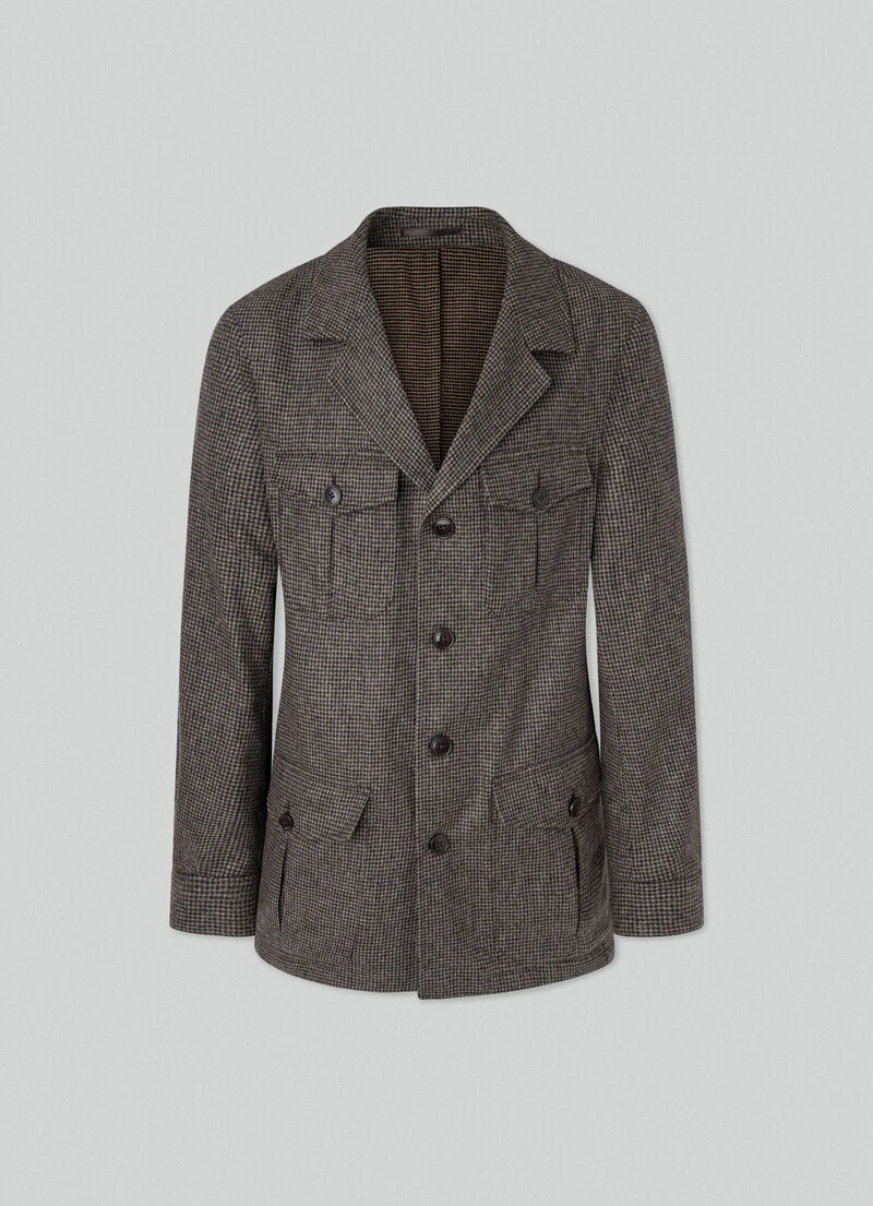Hackett London PUPPYTOOTH SAFARI BLAZER 8 Hackett London PUPPYTOOTH SAFARI BLAZER - Image 6