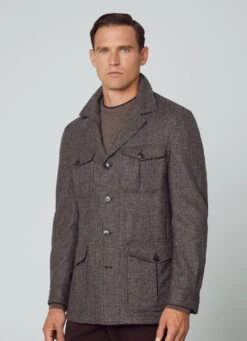 Hackett London PUPPYTOOTH SAFARI BLAZER