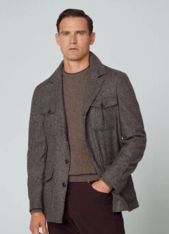 Hackett London PUPPYTOOTH SAFARI BLAZER 15 Hackett London PUPPYTOOTH SAFARI BLAZER -Hackett London Shop HM443260 8LG 04 MO