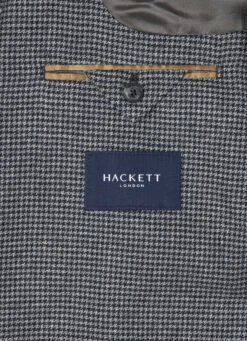 Hackett London COTTON HOUNDSTOOTH BLAZER -Hackett London Shop HM443261 9ID 04 FL