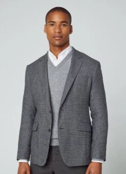 Hackett London COTTON HOUNDSTOOTH BLAZER -Hackett London Shop HM443261 9ID 05 MO