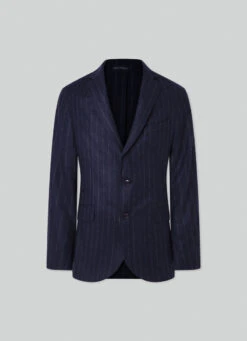 Hackett London CHALK STRIPE BLAZER 19 Hackett London CHALK STRIPE BLAZER -Hackett London Shop HM443264 5CY 01 FL