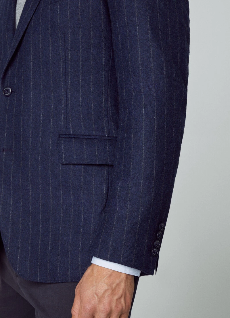 Hackett London CHALK STRIPE BLAZER 6 Hackett London CHALK STRIPE BLAZER - Image 4