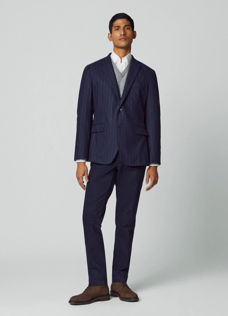 Hackett London CHALK STRIPE BLAZER 9 Hackett London CHALK STRIPE BLAZER - Image 7