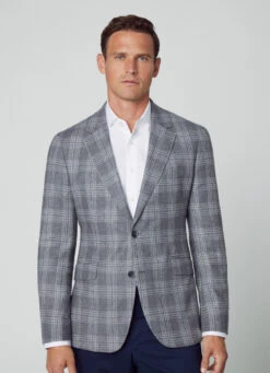Hackett London HEATHERED CHECK BLAZER