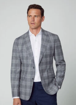 Hackett London HEATHERED CHECK BLAZER 12 Hackett London HEATHERED CHECK BLAZER -Hackett London Shop HM443265 945 05 MO