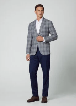 Hackett London HEATHERED CHECK BLAZER 13 Hackett London HEATHERED CHECK BLAZER -Hackett London Shop HM443265 945 06 MO