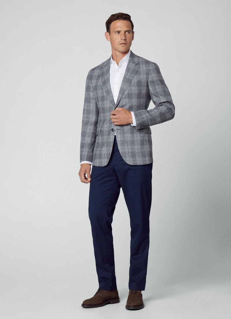 Hackett London HEATHERED CHECK BLAZER 8 Hackett London HEATHERED CHECK BLAZER - Image 6