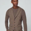 Hackett London HOUNDSTOOTH WAISTCOAT 1 Hackett London HOUNDSTOOTH WAISTCOAT -Hackett London Shop HM470474 8DN 01 MO