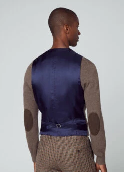Hackett London HOUNDSTOOTH WAISTCOAT -Hackett London Shop HM470474 8DN 04 MO