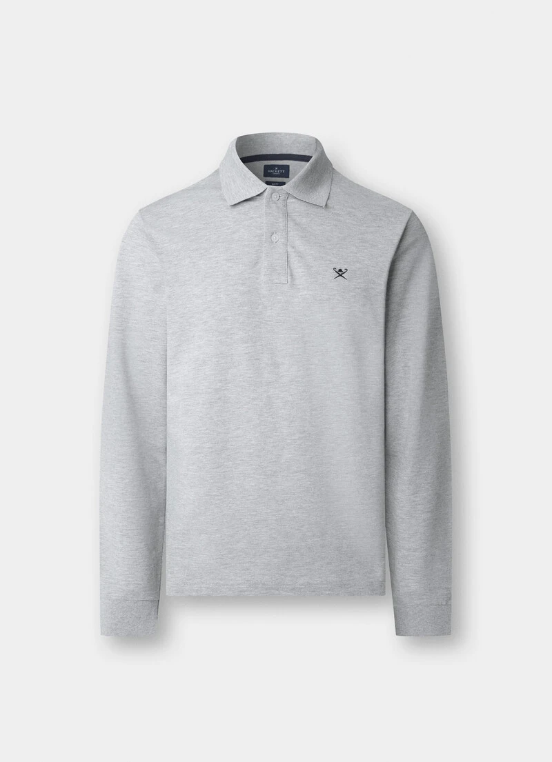 Hackett London SLIM FIT PIQUÉ LONG SLEEVE POLO 7 Hackett London SLIM FIT PIQUÉ LONG SLEEVE POLO - Image 5
