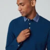 Hackett London SLIM FIT LONG SLEEVE POLO