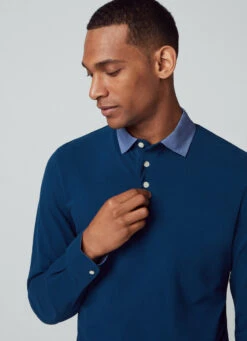 Hackett London SLIM FIT LONG SLEEVE POLO