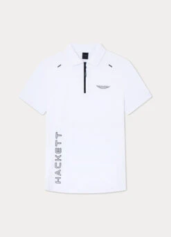 Hackett London ASTON MARTIN SLIM FIT INTERLOCK POLO -Hackett London Shop HM563189 800 01 FL