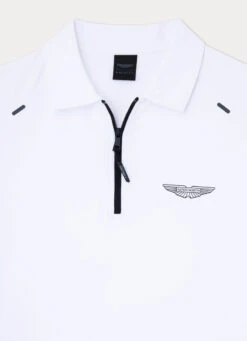 Hackett London ASTON MARTIN SLIM FIT INTERLOCK POLO -Hackett London Shop HM563189 800 03 FL