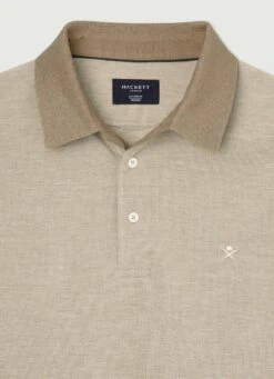Hackett London SLIM FIT WOOL AND SILK PIQUE POLO -Hackett London Shop HM563191 855 03 FL