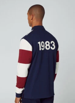 Hackett London HERITAGE CLASSIC FIT STRIPLE LONG SLEEVE POLO 12 Hackett London HERITAGE CLASSIC FIT STRIPLE LONG SLEEVE POLO -Hackett London Shop HM570818 595 03 MO