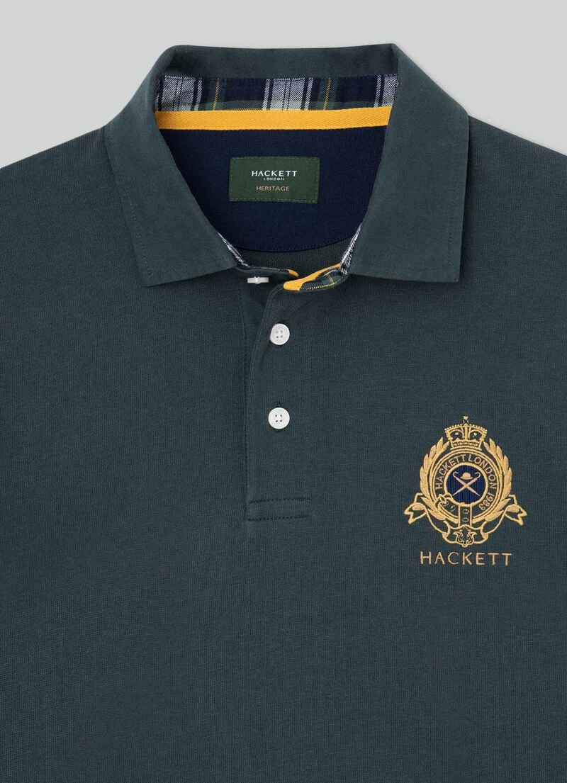 Hackett London HERITAGE CLASSIC FIT RUGBY LONG SLEEVE POLO 9 Hackett London HERITAGE CLASSIC FIT RUGBY LONG SLEEVE POLO - Image 7