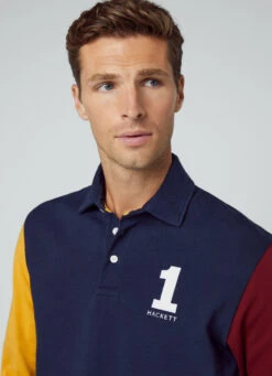 Hackett London HERITAGE CLASSIC FIT LONG SLEEVE POLO -Hackett London Shop HM570821 595 03 MO