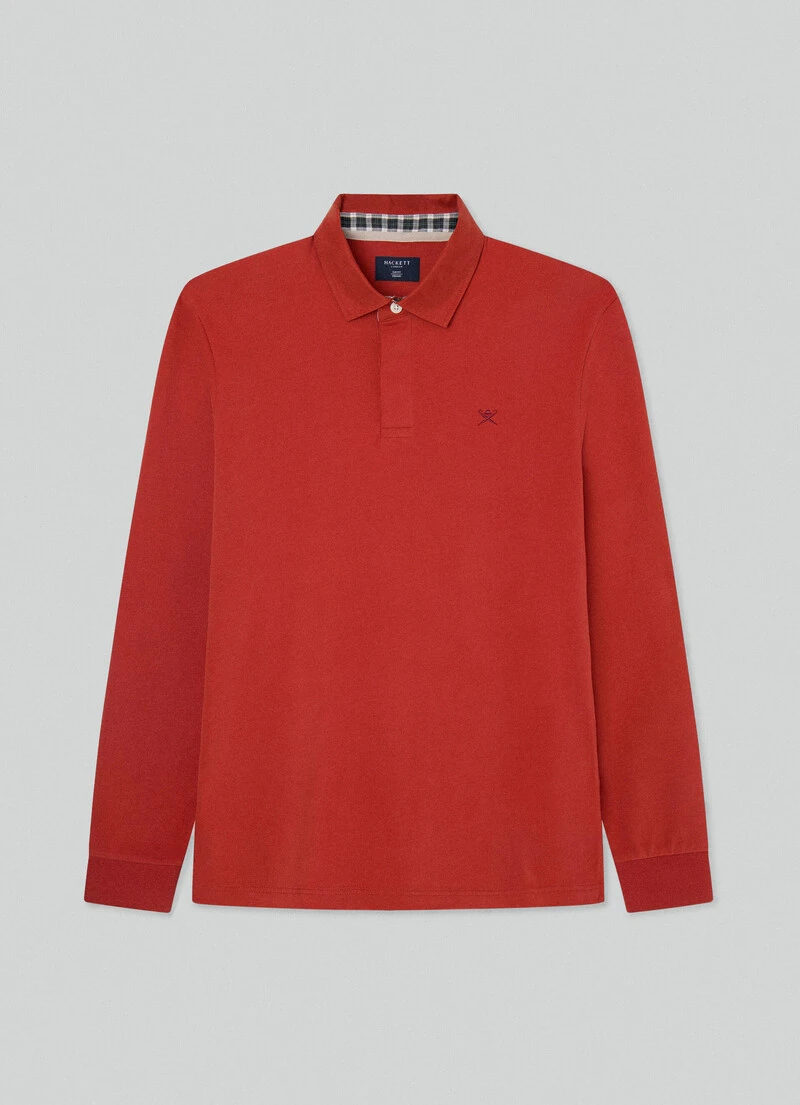 Hackett London SLIM FIT RUGBY LONG SLEEVE POLO 7 Hackett London SLIM FIT RUGBY LONG SLEEVE POLO - Image 5
