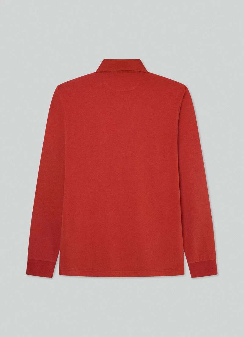 Hackett London SLIM FIT RUGBY LONG SLEEVE POLO 8 Hackett London SLIM FIT RUGBY LONG SLEEVE POLO - Image 6