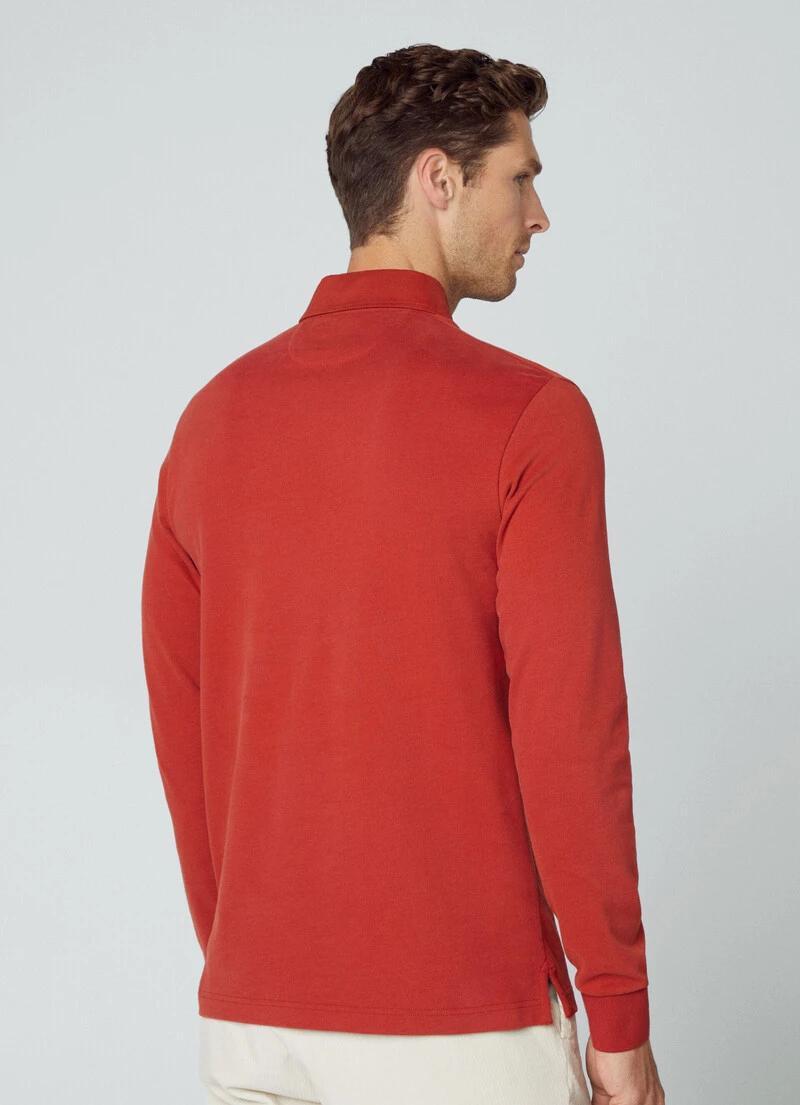 Hackett London SLIM FIT RUGBY LONG SLEEVE POLO 5 Hackett London SLIM FIT RUGBY LONG SLEEVE POLO - Image 3