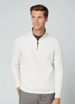 Hackett London HALF-ZIP SWEATSHIRT -Hackett London Shop HM581164 814 02 MO