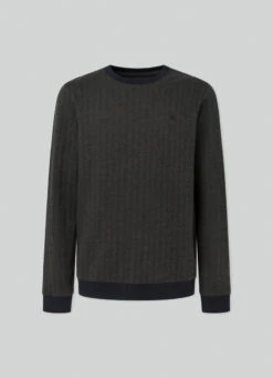 Hackett London CREW NECK HERRINGBONE JUMPER 13 Hackett London CREW NECK HERRINGBONE JUMPER -Hackett London Shop HM581175 8HO 01 FL