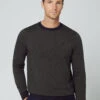 Hackett London CREW NECK HERRINGBONE JUMPER -Hackett London Shop HM581175 8HO 01 MO