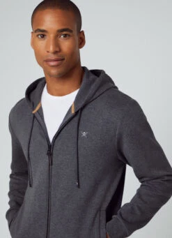 Hackett London SLIM FIT FULL ZIP HOODIE -Hackett London Shop HM581185 9JU 02 MO