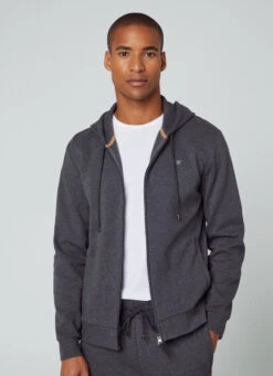 Hackett London SLIM FIT FULL ZIP HOODIE -Hackett London Shop HM581185 9JU 04 MO