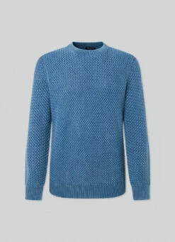 Hackett London CREW NECK COTTON SWEATSHIRT -Hackett London Shop HM702993 563 01 FL