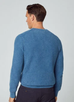 Hackett London CREW NECK COTTON SWEATSHIRT -Hackett London Shop HM702993 563 03 MO