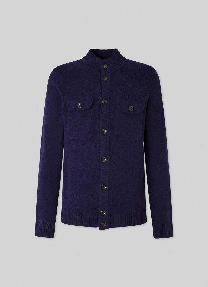 Hackett London WOOL AND CASHMERE CARDIGAN 9 Hackett London WOOL AND CASHMERE CARDIGAN - Image 7