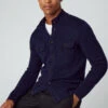 Hackett London WOOL AND CASHMERE CARDIGAN -Hackett London Shop HM702997 595 01 MO