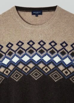 Hackett London FAIR ISLE KNIT -Hackett London Shop HM702998 7AK 03 FL