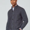 Hackett London MERINO WOOL HYBRID CARDIGAN