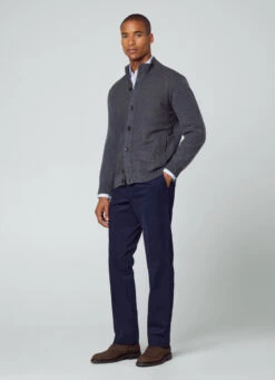 Hackett London MERINO WOOL HYBRID CARDIGAN -Hackett London Shop HM702999 9JU 05 MO