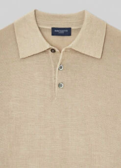 Hackett London LONG-SLEEVED KNIT POLO -Hackett London Shop HM703002 951 03 FL