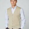 Hackett London WOOL AND SILK WAISTCOAT